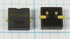 Излучатель звука пьезокерамический без генератора с боковым выходом, SMD 14x14x5мм, SMDбок зп 14x14x