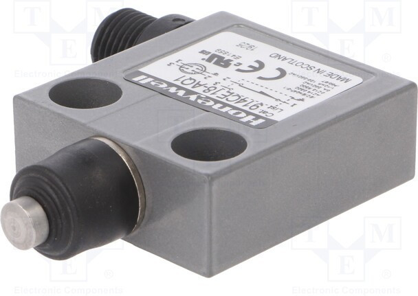 914CE18-AQ1, Switch Limit N.O./N.C. SPDT Top Pin Plunger Screw Mount 3A 250VAC 22.3N Linear Connector 914CE18-AQ1, Switch Limit N.O./N.C. SPDT Top Pin Plunger Screw Mount 3A 250VAC 22.3N Linear Connector