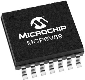 MCP6V39-E/ST, Operational Amplifiers - Op Amps Quad, Zero-Drift Op Amp, E Temp