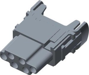 T2111062201-007, Разъем для тяжелых условий, HMN, Insert, 6 Контактов, Гнездо