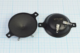 Пьезоизлучатель на Звуковой и Ультразвуковой диапазоны с бумажным диффузором 51x19m70мм, 2.5~60кГц,