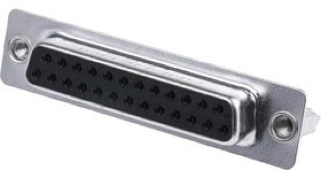 L77SD BH25S OL2 RM5, L77SD 25 Way Panel Mount D-sub Connector Socket, 2.77mm Pitch, with 4-40 UNC, Threaded Insert L77SD BH25S OL2 RM5, L77SD 25 Way Panel Mount D-sub Connector Socket, 2.77mm Pitch, with 4-40 UNC, Threaded Insert