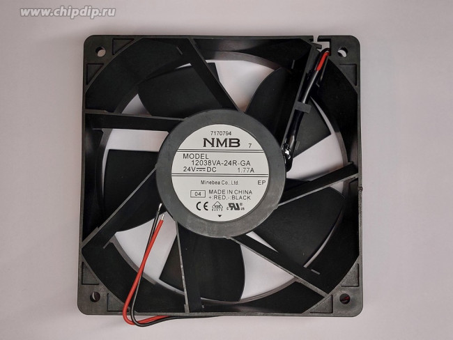 Вентилятор NMB-MAT 12038VA-24R-GA 24V DC 1.77A 120X38 2pin