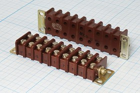 Клеммная плата 105x16x25,8, контакты 18C, монтаж винт, 4отверстия, 3ПС19-18[ПС16-