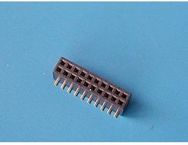 PBD1.27-20S, Разъем 2х10 гнездо на плату, поверхностный монтаж, шаг 1,27мм