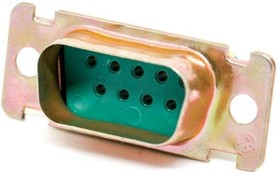 DEMA9PA156, D-Sub Standard Connectors DSUB 9M CRIMP G50 ZINC