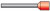 2205.0/100, Terminals H1.50/18 Insulated Red Ferrule