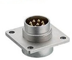 0318 08-1, 8 Pole Din Plug, 5A, 60 V ac IP68, Male, Panel Mount