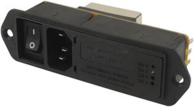 1-6609130-5, Filtered IEC Power Entry Module, IEC C14, Medical, 5 А, 250 В AC, 2-Полюсный выключатель 1-6609130-5, Filtered IEC Power Entry Module, IEC C14, Medical, 5 А, 250 В AC, 2-Полюсный выключатель