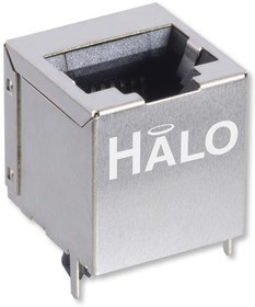 HCJV1-802SK, Modular Connectors / Ethernet Connectors Shielded 1X1 Verticl RJ45 NO LED