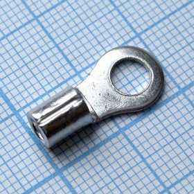 GRNB 5.5-5, наконечник кабельный кольцевой без изоляции d=5.3мм, сеч. пров.4.0-6.0мм2
