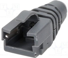 RJ45SRB-RET-DG, Корпус вилки RJ45, Цвет: темно-серый