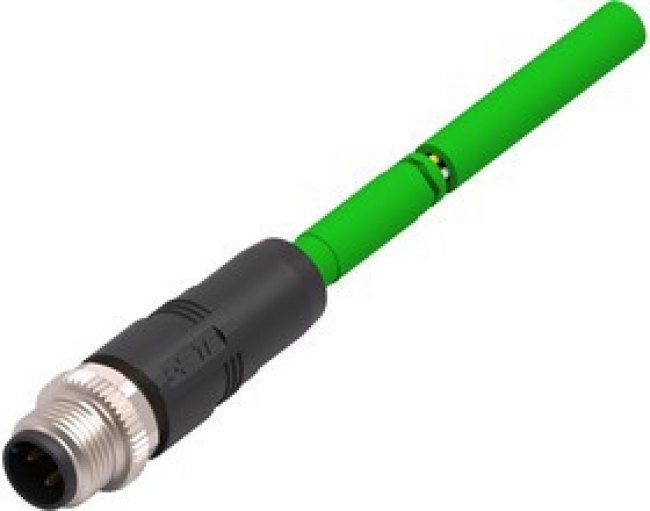 TAD14145101-020, Connector Type A: 90° M12 Plug TAD14145101-020, Connector Type A: 90° M12 Plug