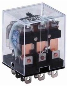 HHC68A-3Z-220A (Plug-in), Реле 3 переключ. 220VAC, 10A/240VAC/28VDC 3PDT