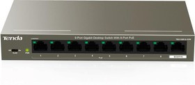 Коммутатор 9PORT 10/100/1000M POE TEG1109P-8-102W TENDA
