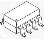 6N137SM, Оптрон, SMD, Каналы: 1, Вых: логический, 5кВ, 10Мбит/с, Gull wing 8