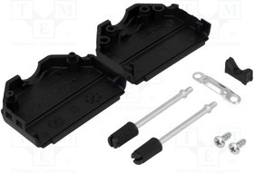 6260-0101-03, D-Sub plastic hood Poles 25