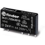 34.51.7.024.0010, Реле 1 переключ. 24VDC, 6A/250VAC SPDT