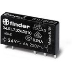 34.51.7.024.0010, Реле 1 переключ. 24VDC, 6A/250VAC SPDT