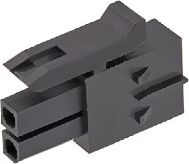 206461-0400, Female PCB Connector Housing, 3mm Pitch, 4 Way, 2 Row