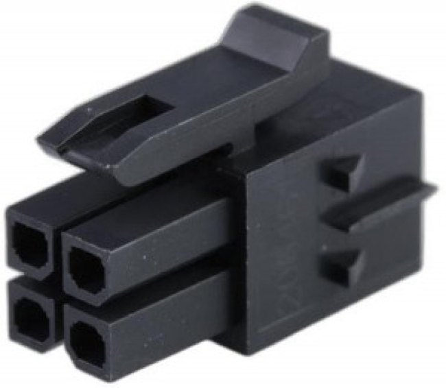 206461-0400, Female PCB Connector Housing, 3mm Pitch, 4 Way, 2 Row