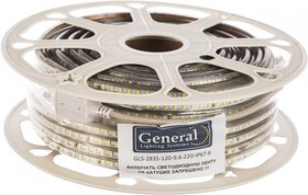Светодиодная лента GLS-2835-120- 9.6-220-IP67-6 катушка 50м 504515