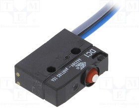 DC1C-C3AA, Микропереключатель SNAP ACTION, SPDT, 6A/250ВAC, ON-(ON), Пол: 2