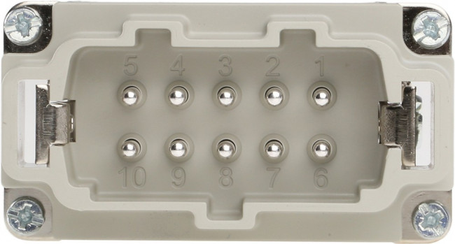 10192000, Heavy Duty Power Connector Module, 16A, Male, H-BE Series, 10 Contacts