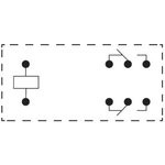 Промежуточное реле; 2 перекидных контакта 5А = 12В DC RP252901200