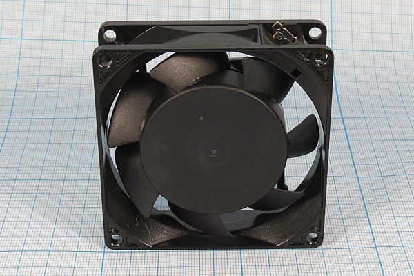 Вентилятор 80x80x25, напряжение 220В, ток 0,05А, выводы 2T, подшипник скольжения, JA0825H2S0N-T JAMI