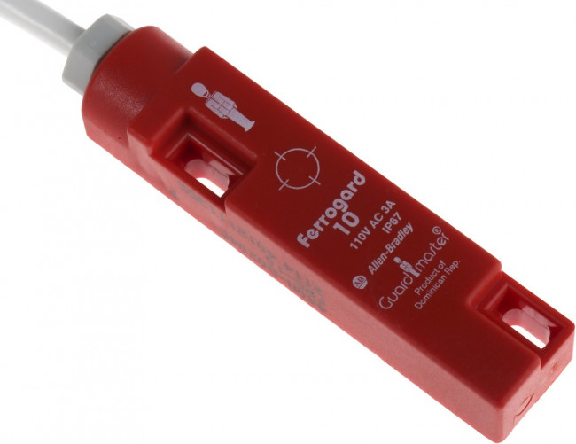 440N-G02045, 440N Series Magnetic Non-Contact Safety Switch, 110V ac, Plastic Housing, NC, 2m Cable