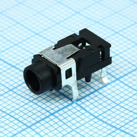 ST-025-SL, (Стерео гн. 3.5 мм), Стерео аудио гнездо (СТ) 3.5мм