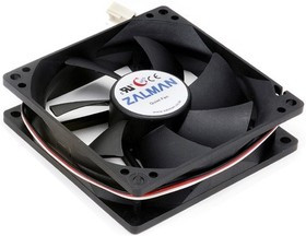 Вентилятор Zalman ZM-F2 Plus (SF) 90x90mm черный 3-pin 20-23dB 77gr Ret