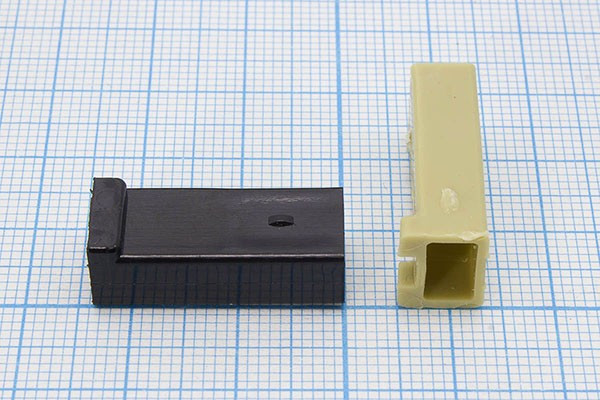 Кожух для клеммбелый; №1140 клемма кожух гн 6,4x0,8\\1H \\бел\пл