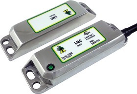 133005, LMC Series Magnetic Non-Contact Safety Switch, 24V dc, 316 Stainless Steel Housing, 2NC, 2m Cable