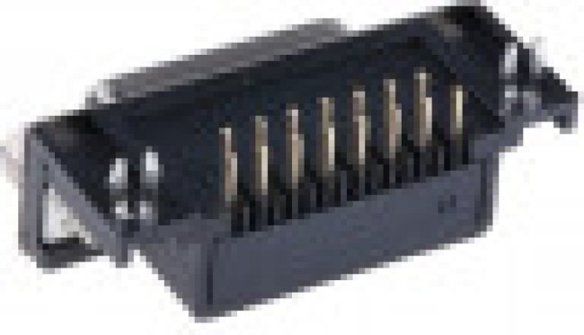 15 Way Right Angle Through Hole D-sub Connector Socket