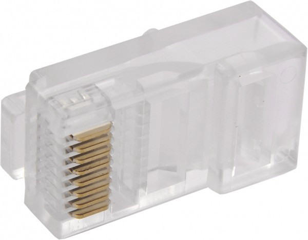 Разъем RJ45 (8P8C) кат.5E UTP GENERICA CS3-1C5EU-G