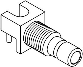 131-3701-856, RF Connectors / Coaxial Connectors JACK ASM,END LAUNCH BULKHEAD,SMB
