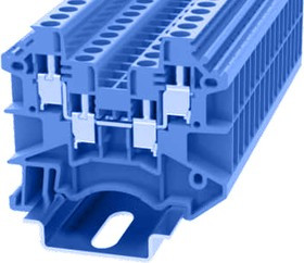 DC4-QU-01P-12-00Z(H), клемма проходная 1P винтовая, 4 конт., синяя / DC4-QU-01P-12-00Z(H)