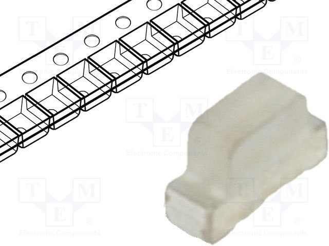 OSB50602C1E, LED; SMD; 0602; blue; 120?250mcd; 1.7x0.6x1.1mm; 120°; 2.8?3.4V