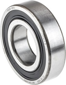 6206-2RS1 Single Row Deep Groove Ball Bearing- Both Sides Sealed 30mm I.D, 62mm O.D