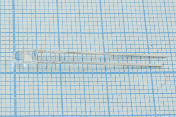 Излучающий диод ИК диапазона 3x5мм,прозрачная линза 40град/20мВт; №14643 СД-ИК 3 x 5\\ 20мВт\ 40\пр\SIR-313F4CSF\