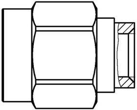 32S122-272S5, RF Connectors / Coaxial Connectors SMA Straight Plug
