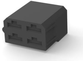 180900-5, Terminals FIN-ON REC. HSG 4P.