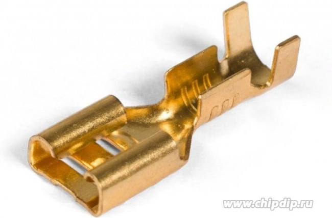 59139, Разъем плоский неизолированный (мама) РП-М 2.5-(6.3) (КВТ)