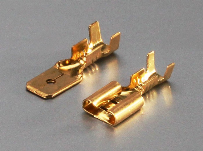 59139, Разъем плоский неизолированный (мама) РП-М 2.5-(6.3) (КВТ)