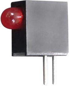 L-710A8EW/1ID, Red Right Angle PCB LED Indicator, Through Hole 2.5 V