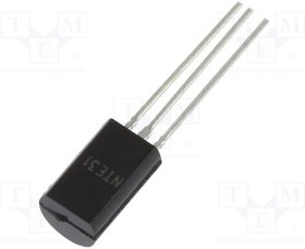 NTE31, Транзистор: NPN, биполярный, 160В, 1А, 0,9Вт, TO92