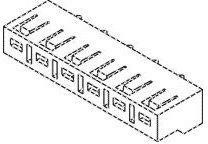 51036-0600, Headers &amp; Wire Housings 6P 4mm BOARD-IN HOUSING