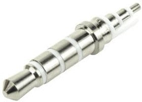 SP-3544-WT, Phone Connectors audio plug 3.5mm WHT 4conductor Cable mn